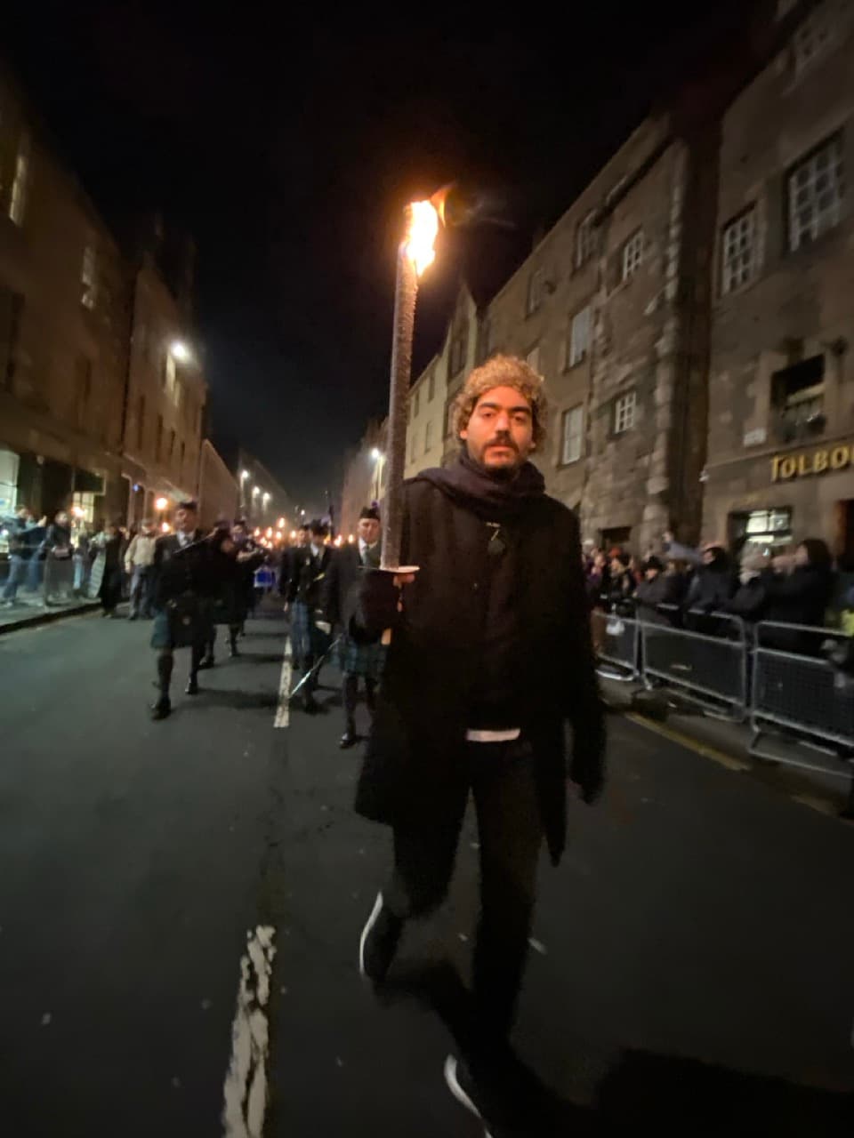 Me looking all cool during Hogmanay 2020